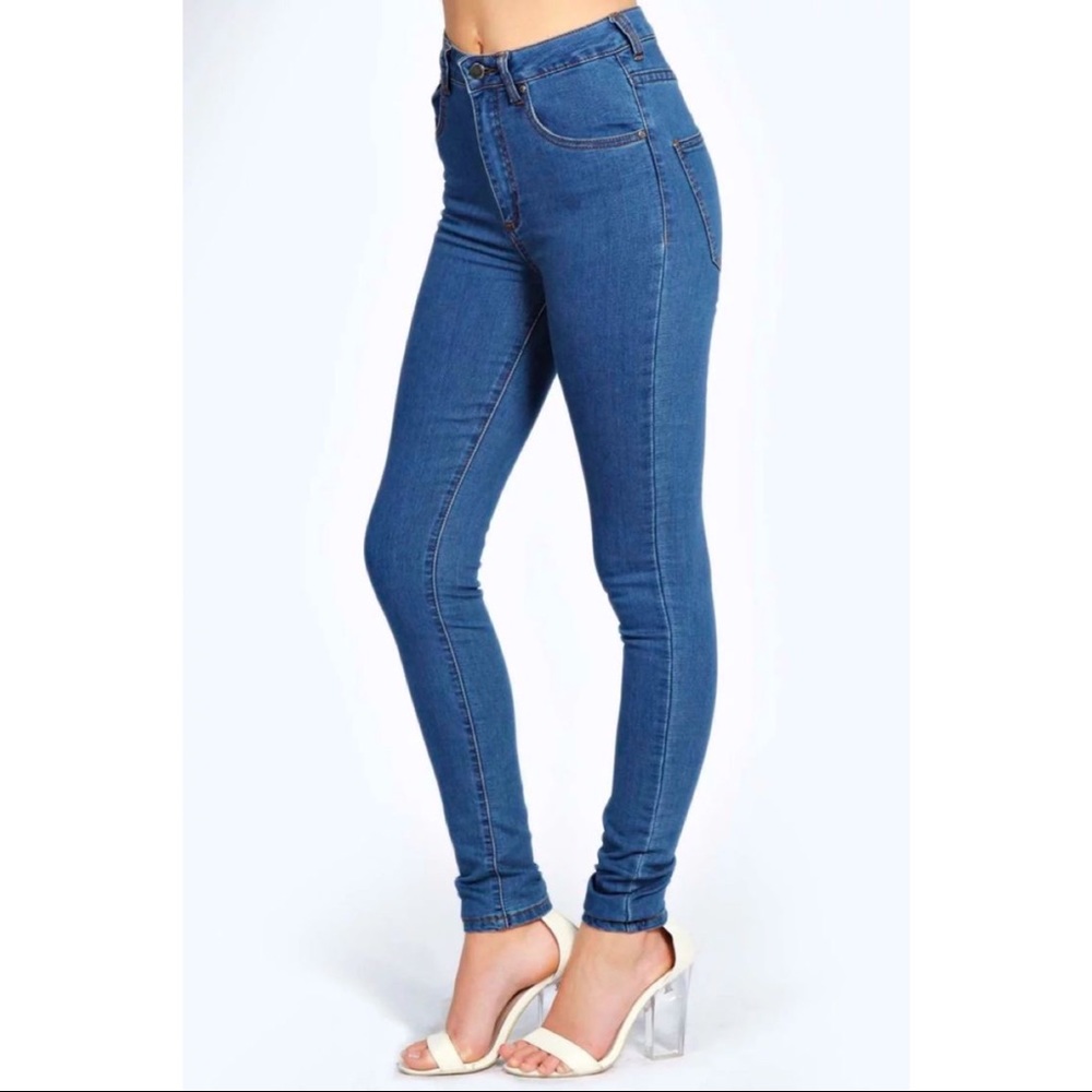 super highwaisted skinny jeans